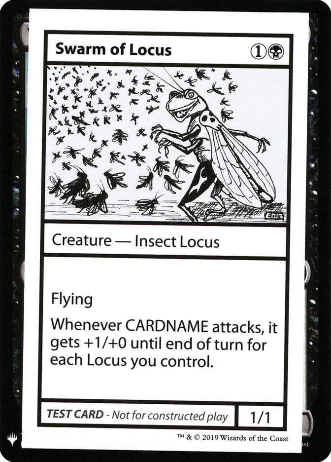 Swarm of Locus [Mystery Booster Playtest Cards] MTG Single Magic: The Gathering    | Red Claw Gaming