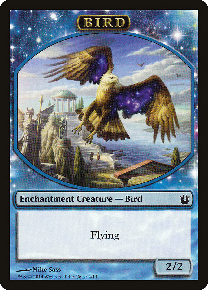 Bird Token (4/11) [Born of the Gods Tokens] MTG Single Magic: The Gathering    | Red Claw Gaming
