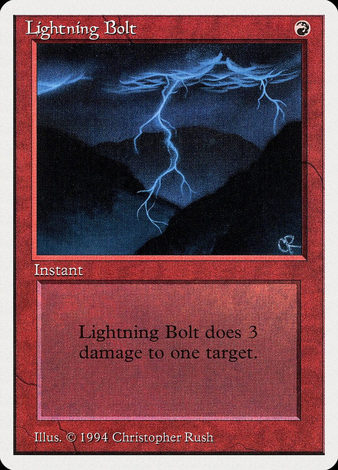 Lightning Bolt [Summer Magic / Edgar] MTG Single Magic: The Gathering    | Red Claw Gaming