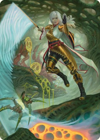 The Eternal Wanderer Art Card [Phyrexia: All Will Be One Art Series] MTG Single Magic: The Gathering    | Red Claw Gaming