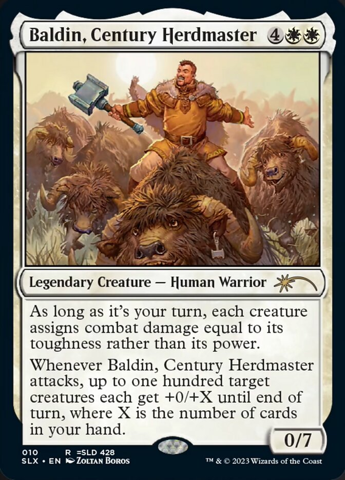 Baldin, Century Herdmaster [Secret Lair: Universes Within] MTG Single Magic: The Gathering    | Red Claw Gaming