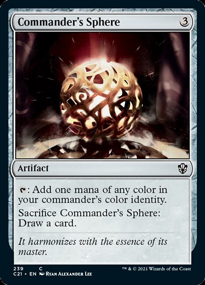 Commander's Sphere [Commander 2021] MTG Single Magic: The Gathering    | Red Claw Gaming