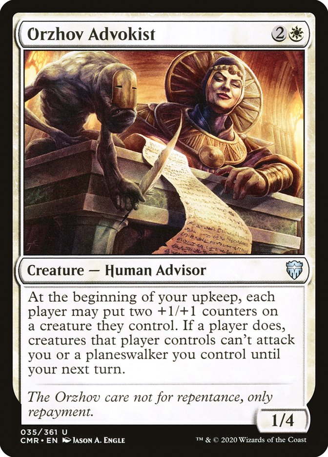 Orzhov Advokist [Commander Legends] MTG Single Magic: The Gathering    | Red Claw Gaming
