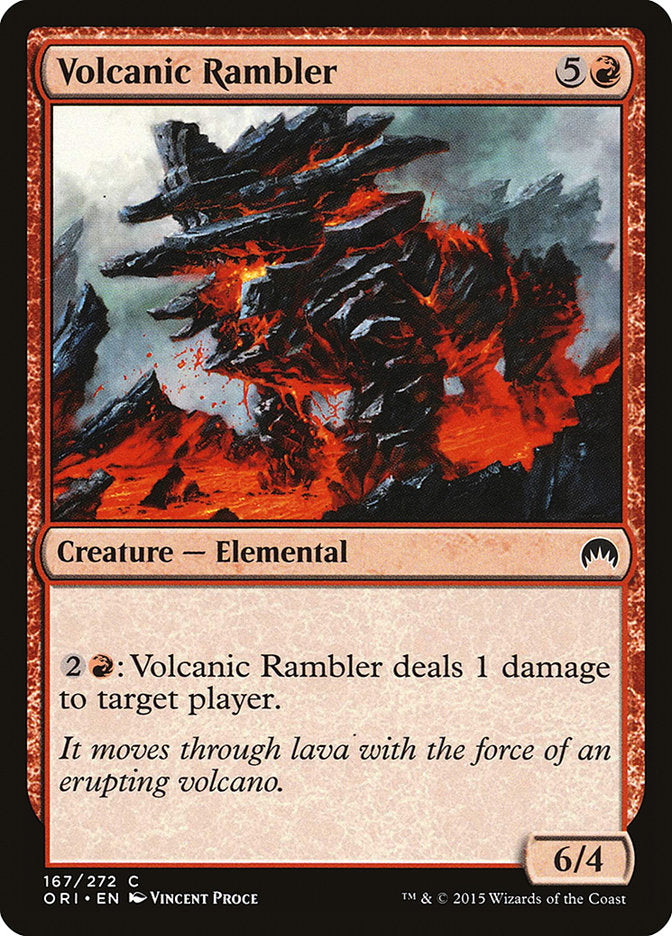 Volcanic Rambler [Magic Origins] MTG Single Magic: The Gathering    | Red Claw Gaming
