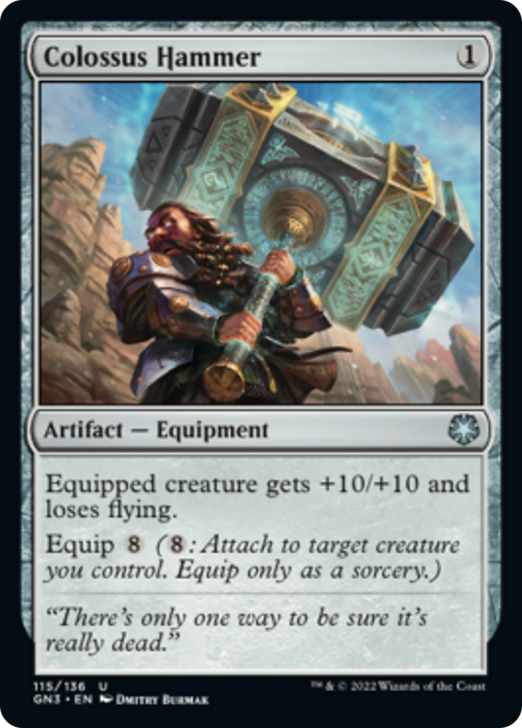 Colossus Hammer [Game Night: Free-for-All] MTG Single Magic: The Gathering    | Red Claw Gaming