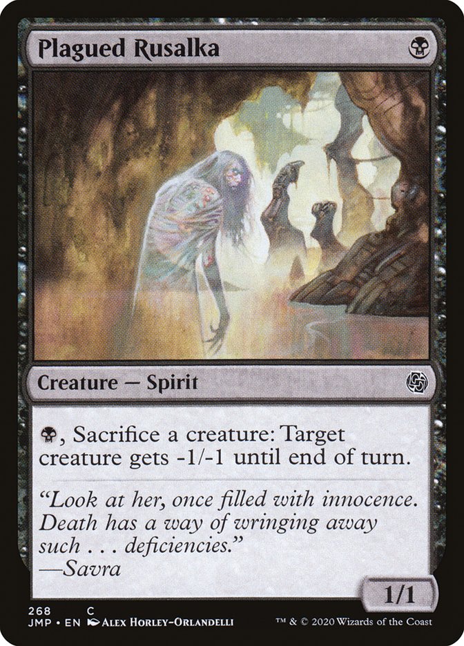 Plagued Rusalka [Jumpstart] MTG Single Magic: The Gathering    | Red Claw Gaming