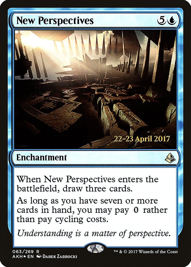 New Perspectives [Amonkhet Prerelease Promos] MTG Single Magic: The Gathering    | Red Claw Gaming