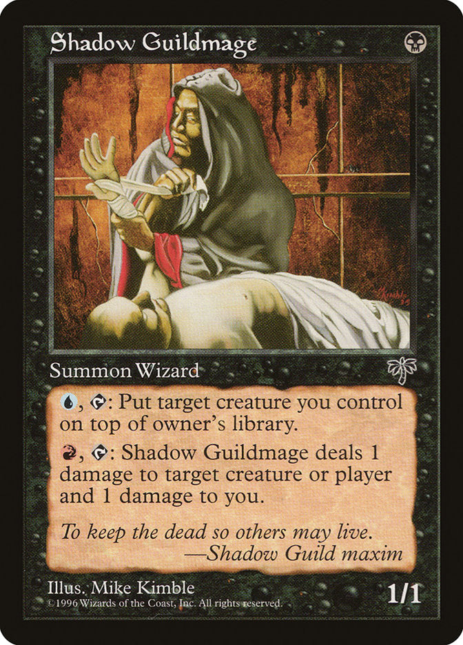 Shadow Guildmage [Mirage] MTG Single Magic: The Gathering    | Red Claw Gaming