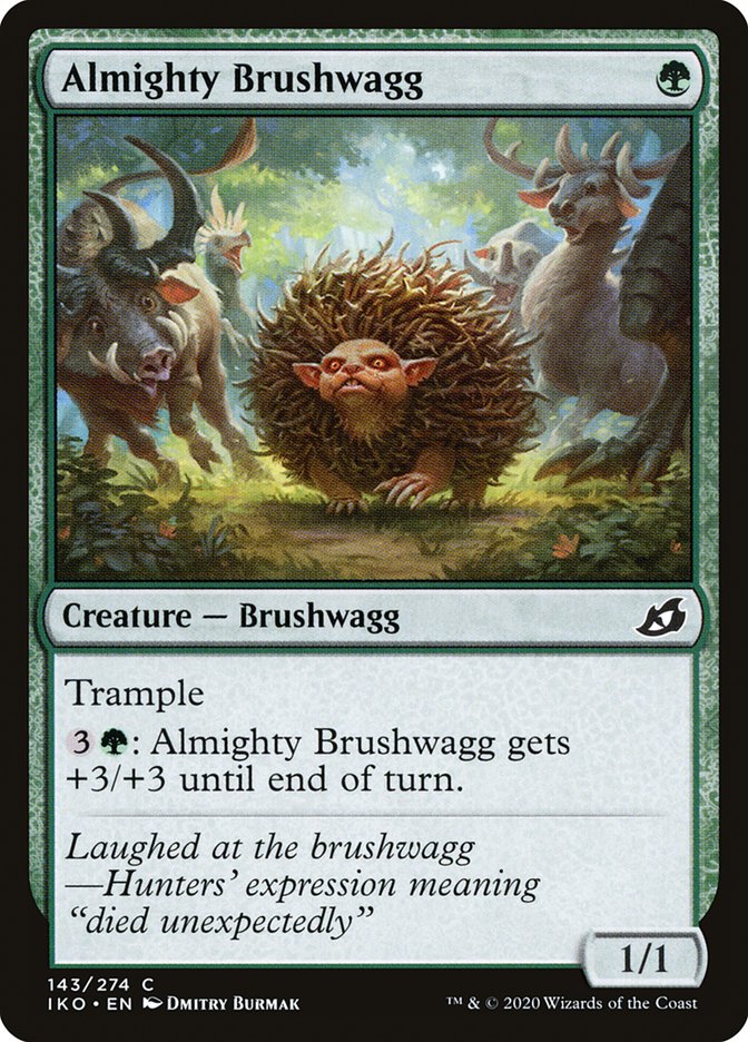 Almighty Brushwagg [Ikoria: Lair of Behemoths] MTG Single Magic: The Gathering    | Red Claw Gaming