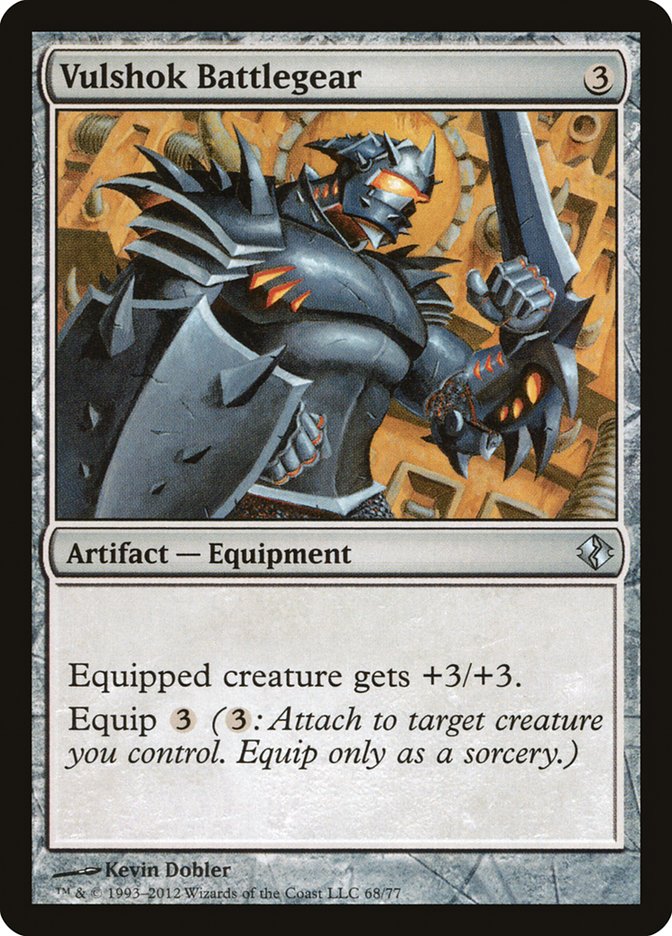 Vulshok Battlegear [Duel Decks: Venser vs. Koth] MTG Single Magic: The Gathering    | Red Claw Gaming