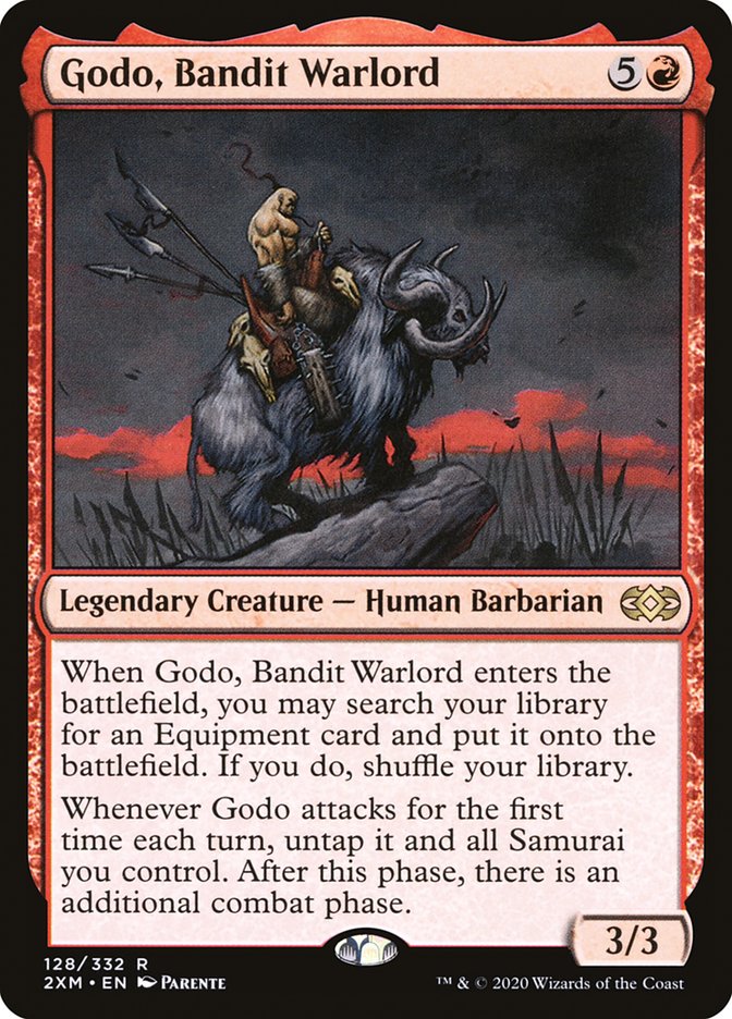 Godo, Bandit Warlord [Double Masters] MTG Single Magic: The Gathering    | Red Claw Gaming