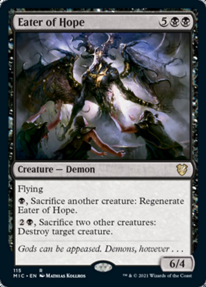 Eater of Hope [Innistrad: Midnight Hunt Commander] MTG Single Magic: The Gathering    | Red Claw Gaming