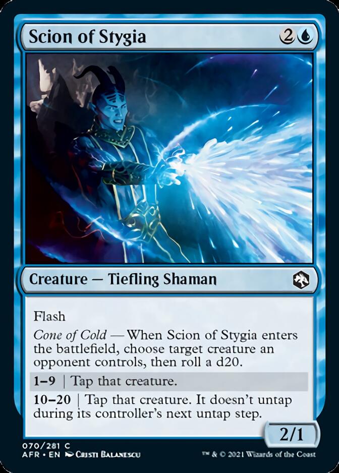 Scion of Stygia [Dungeons & Dragons: Adventures in the Forgotten Realms] MTG Single Magic: The Gathering    | Red Claw Gaming