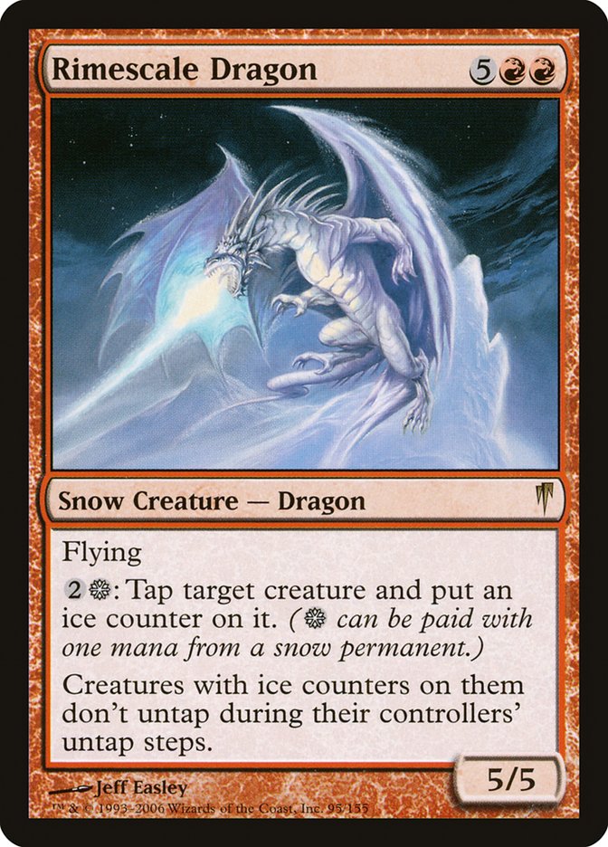 Rimescale Dragon [Coldsnap] MTG Single Magic: The Gathering    | Red Claw Gaming