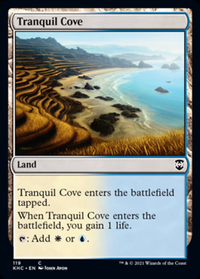 Tranquil Cove [Kaldheim Commander] MTG Single Magic: The Gathering    | Red Claw Gaming