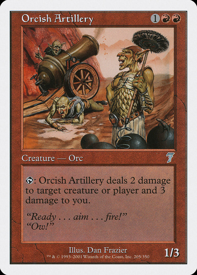Orcish Artillery [Seventh Edition] MTG Single Magic: The Gathering    | Red Claw Gaming