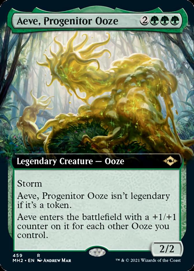 Aeve, Progenitor Ooze (Extended Art) [Modern Horizons 2] MTG Single Magic: The Gathering    | Red Claw Gaming