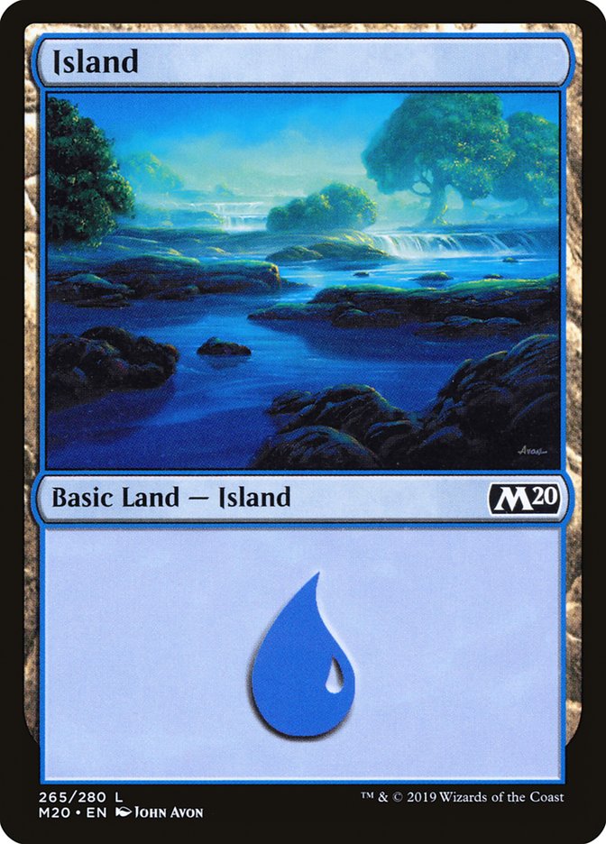Island (265) [Core Set 2020] MTG Single Magic: The Gathering    | Red Claw Gaming