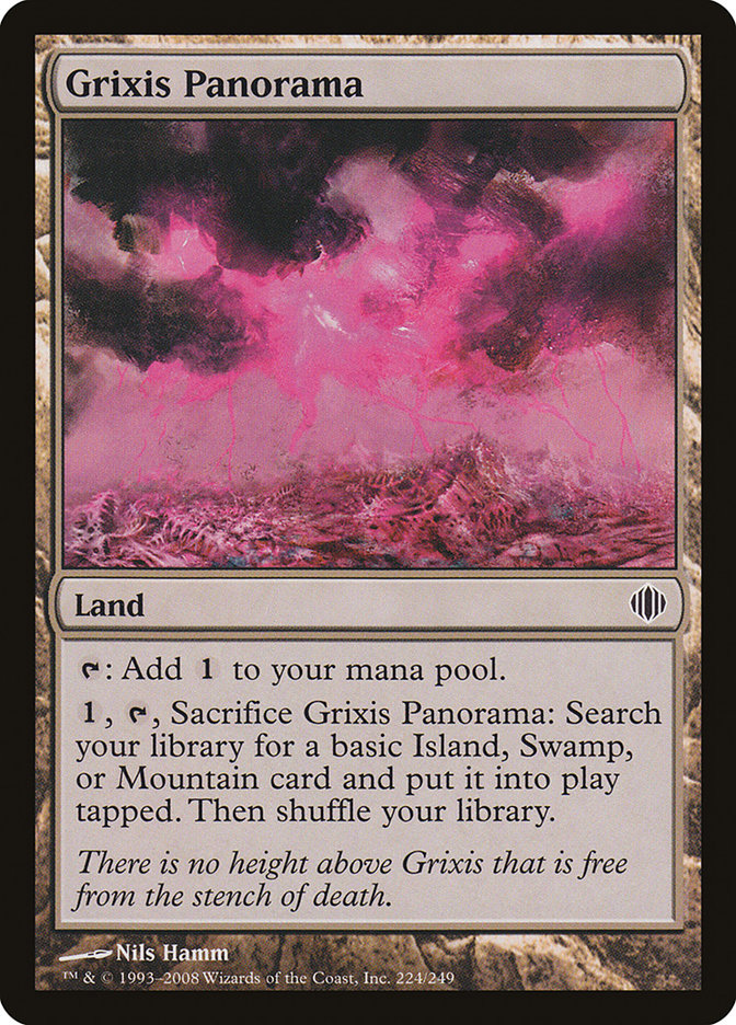 Grixis Panorama [Shards of Alara] MTG Single Magic: The Gathering    | Red Claw Gaming