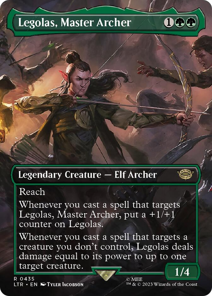 Legolas, Master Archer (Borderless Alternate Art) [The Lord of the Rings: Tales of Middle-Earth] MTG Single Magic: The Gathering    | Red Claw Gaming