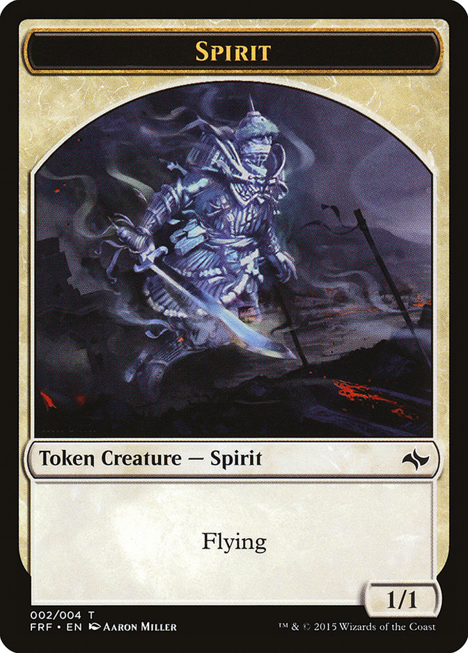 Spirit Token [Fate Reforged Tokens] MTG Single Magic: The Gathering    | Red Claw Gaming
