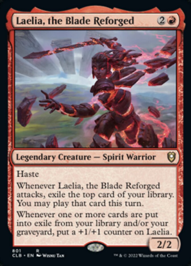 Laelia, the Blade Reforged [Commander Legends: Battle for Baldur's Gate] MTG Single Magic: The Gathering    | Red Claw Gaming