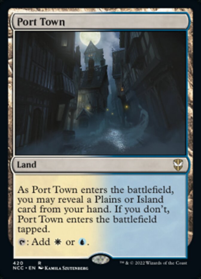 Port Town [Streets of New Capenna Commander] MTG Single Magic: The Gathering    | Red Claw Gaming