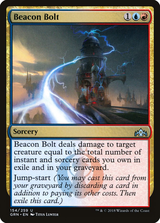 Beacon Bolt [Guilds of Ravnica] MTG Single Magic: The Gathering    | Red Claw Gaming