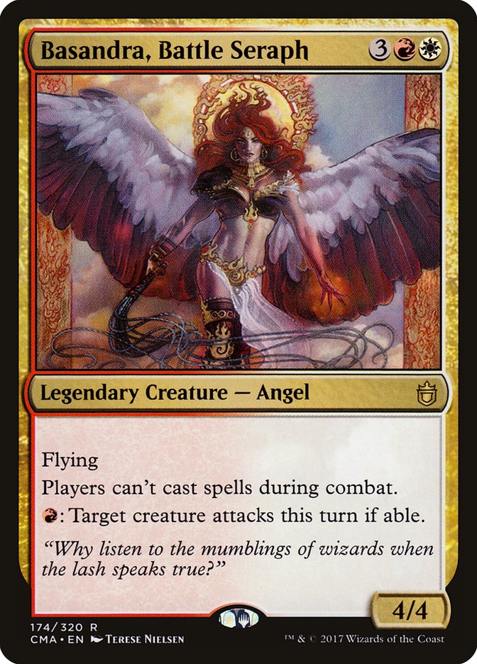 Basandra, Battle Seraph [Commander Anthology] MTG Single Magic: The Gathering    | Red Claw Gaming