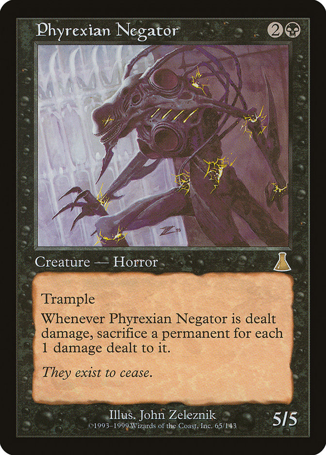 Phyrexian Negator [Urza's Destiny] MTG Single Magic: The Gathering    | Red Claw Gaming
