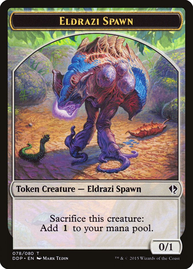 Eldrazi Spawn Token (078/080) [Duel Decks: Zendikar vs. Eldrazi] MTG Single Magic: The Gathering    | Red Claw Gaming