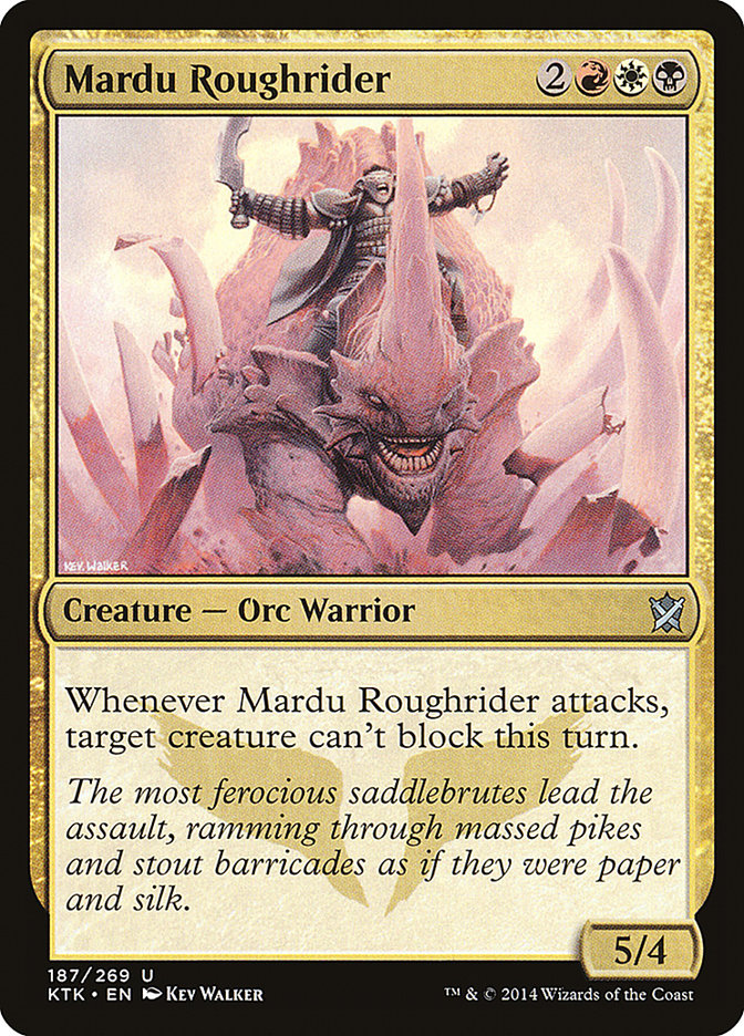 Mardu Roughrider [Khans of Tarkir] MTG Single Magic: The Gathering    | Red Claw Gaming