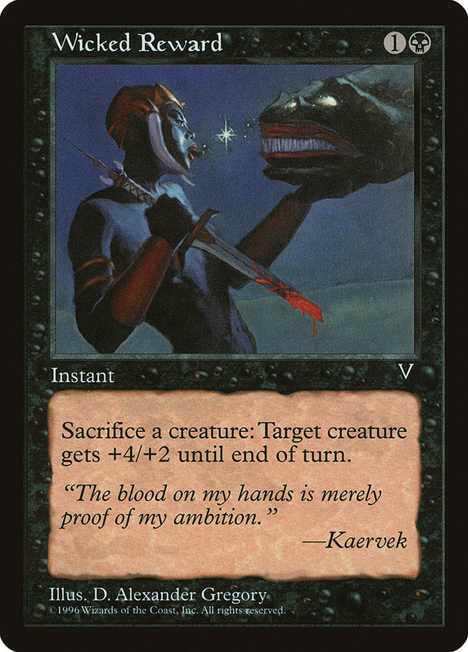 Wicked Reward [Multiverse Gift Box] MTG Single Magic: The Gathering    | Red Claw Gaming