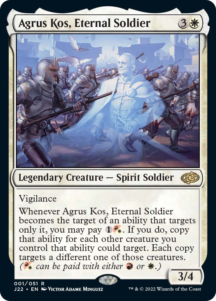 Agrus Kos, Eternal Soldier [Jumpstart 2022] MTG Single Magic: The Gathering    | Red Claw Gaming