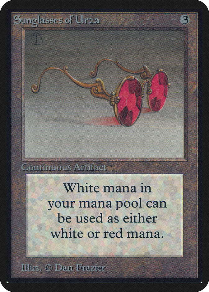 Sunglasses of Urza [Alpha Edition] MTG Single Magic: The Gathering    | Red Claw Gaming