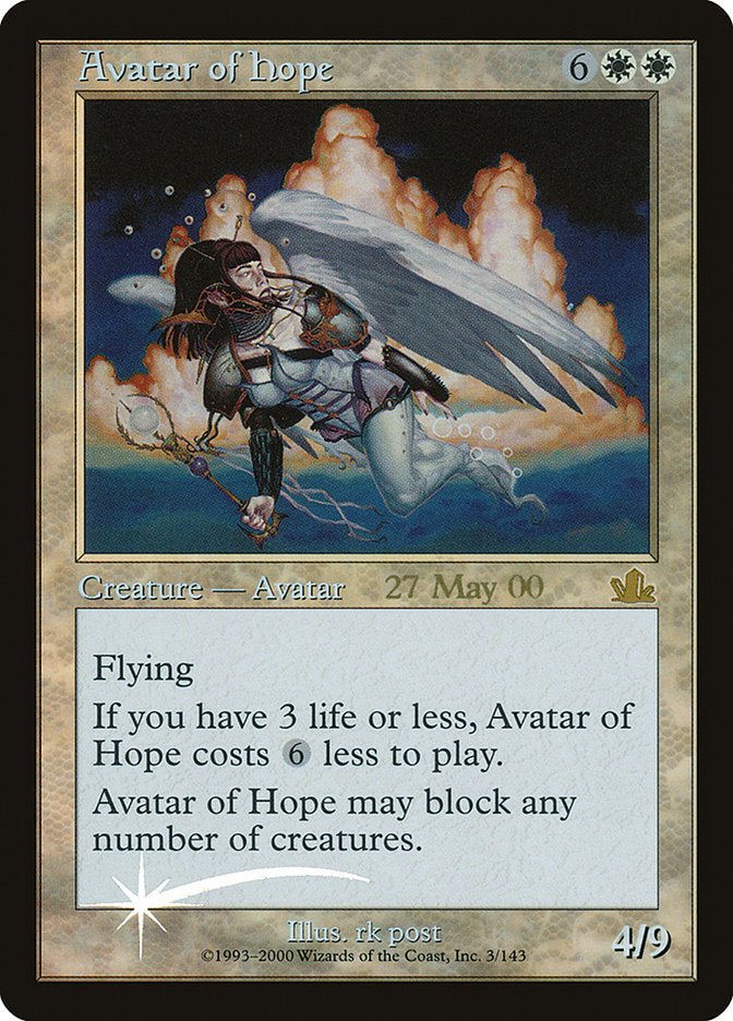 Avatar of Hope [Prophecy Promos] MTG Single Magic: The Gathering    | Red Claw Gaming