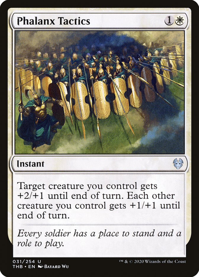 Phalanx Tactics [Theros Beyond Death] MTG Single Magic: The Gathering    | Red Claw Gaming