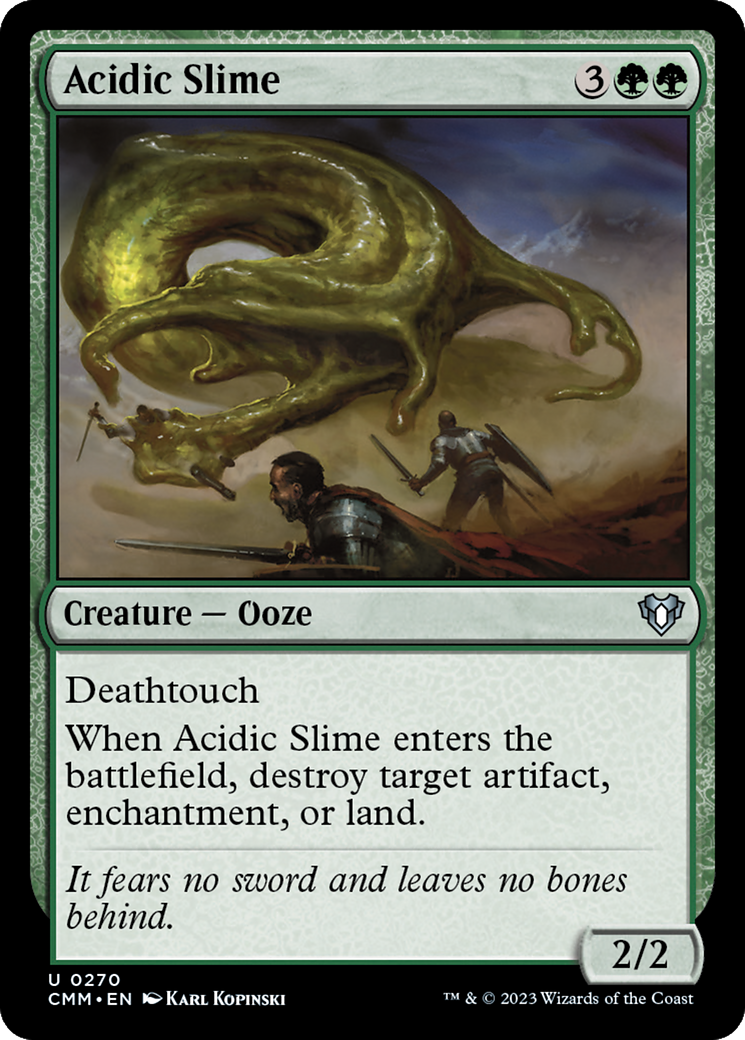 Acidic Slime [Commander Masters] MTG Single Magic: The Gathering    | Red Claw Gaming