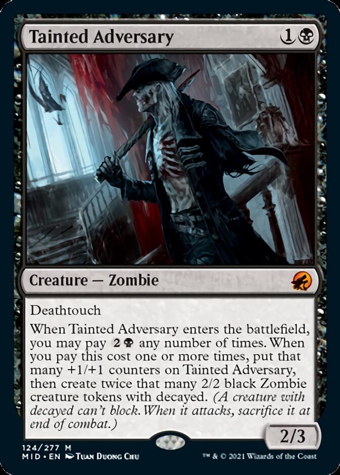 Tainted Adversary [Innistrad: Midnight Hunt] MTG Single Magic: The Gathering    | Red Claw Gaming