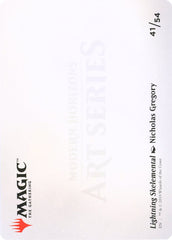 Lightning Skelemental // Lightning Skelemental [Modern Horizons Art Series] MTG Single Magic: The Gathering    | Red Claw Gaming