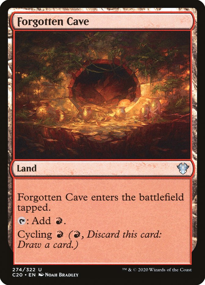 Forgotten Cave [Commander 2020] MTG Single Magic: The Gathering    | Red Claw Gaming