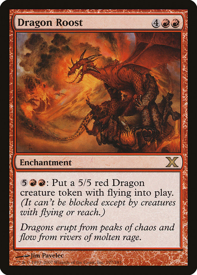Dragon Roost [Tenth Edition] MTG Single Magic: The Gathering    | Red Claw Gaming