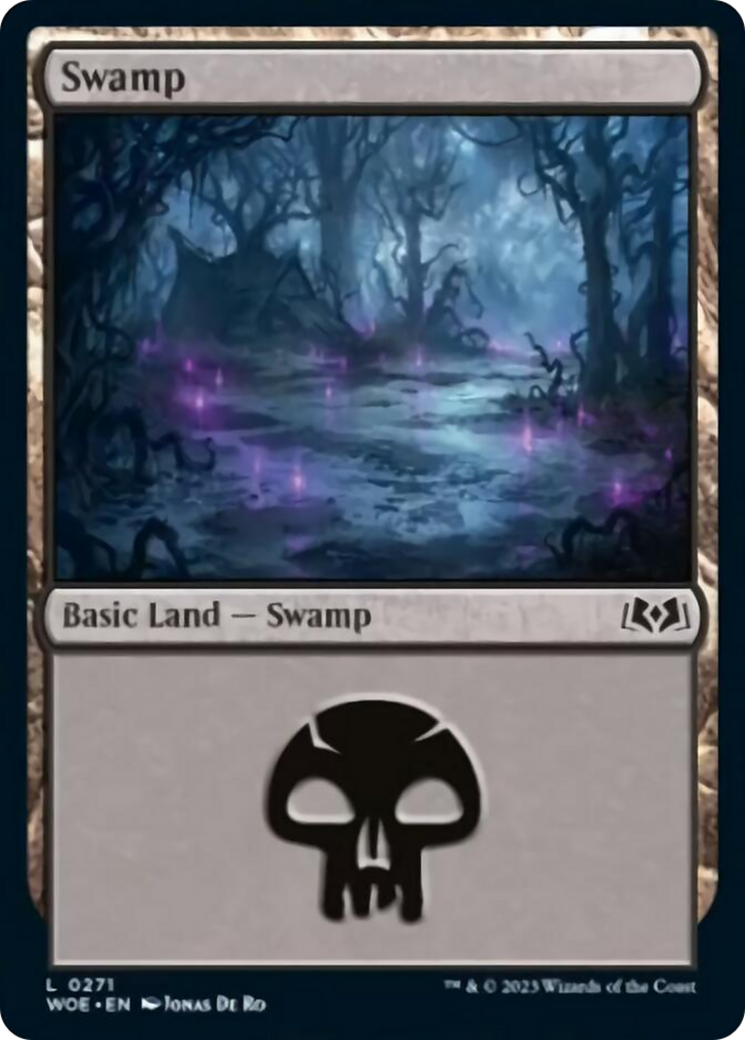 Swamp (0271) [Wilds of Eldraine] MTG Single Magic: The Gathering    | Red Claw Gaming