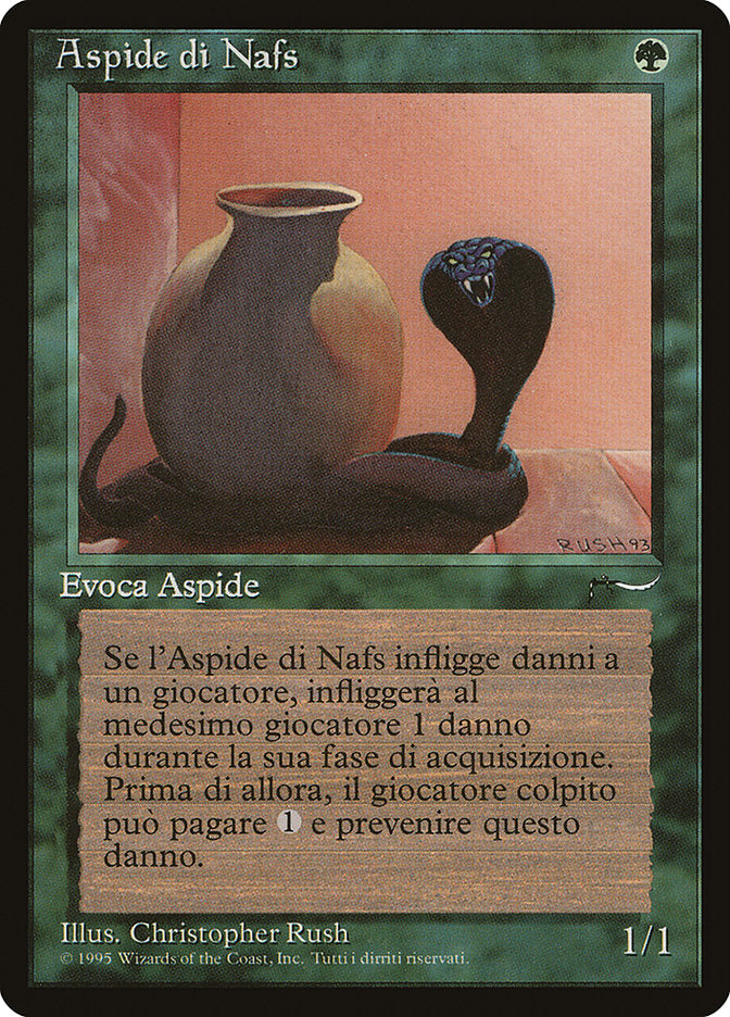 Nafs Asp (Italian) - "Aspide di Nafs" [Rinascimento] MTG Single Magic: The Gathering    | Red Claw Gaming