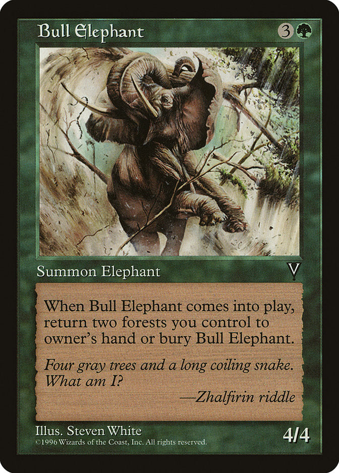 Bull Elephant [Multiverse Gift Box] MTG Single Magic: The Gathering    | Red Claw Gaming