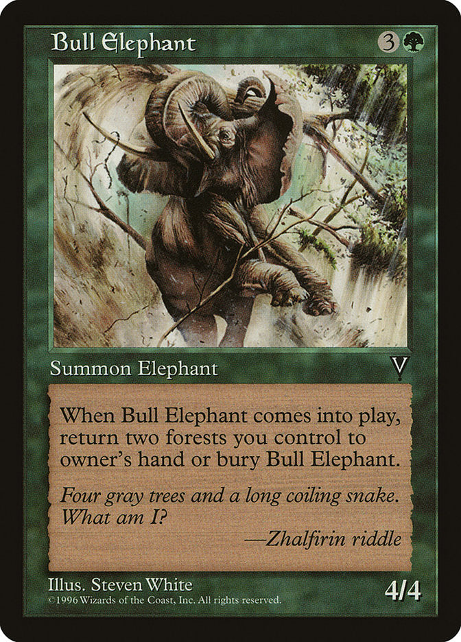 Bull Elephant [Multiverse Gift Box] MTG Single Magic: The Gathering    | Red Claw Gaming