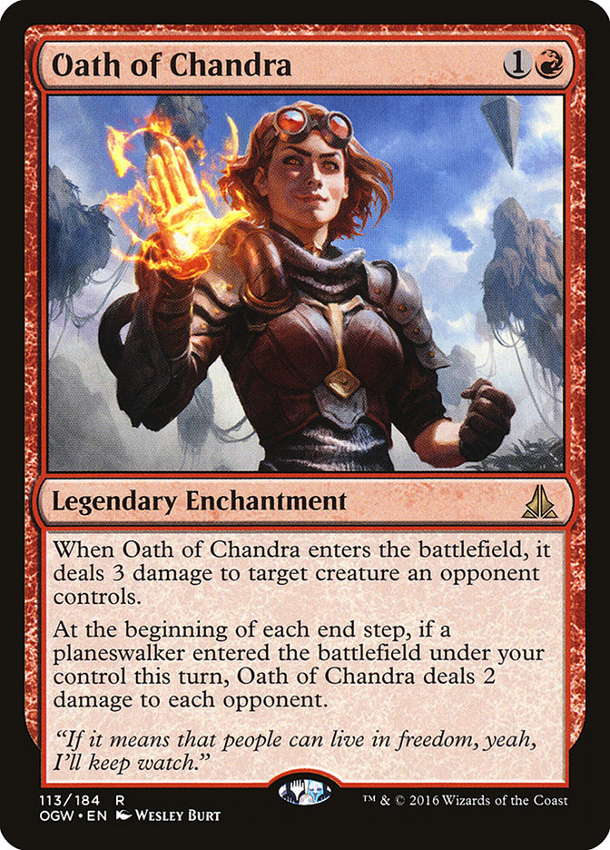 Oath of Chandra [Oath of the Gatewatch] MTG Single Magic: The Gathering    | Red Claw Gaming
