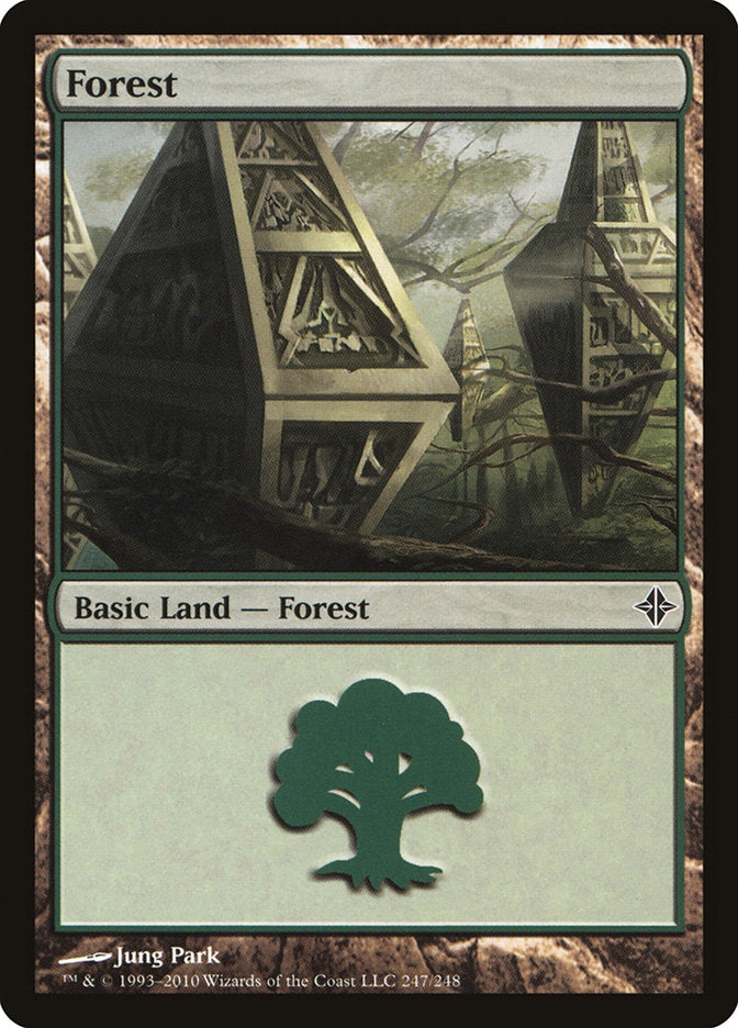 Forest (247) [Rise of the Eldrazi] MTG Single Magic: The Gathering    | Red Claw Gaming