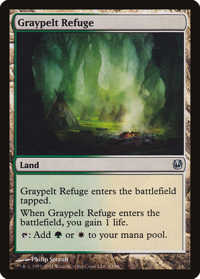 Graypelt Refuge [Duel Decks: Ajani vs. Nicol Bolas] MTG Single Magic: The Gathering    | Red Claw Gaming
