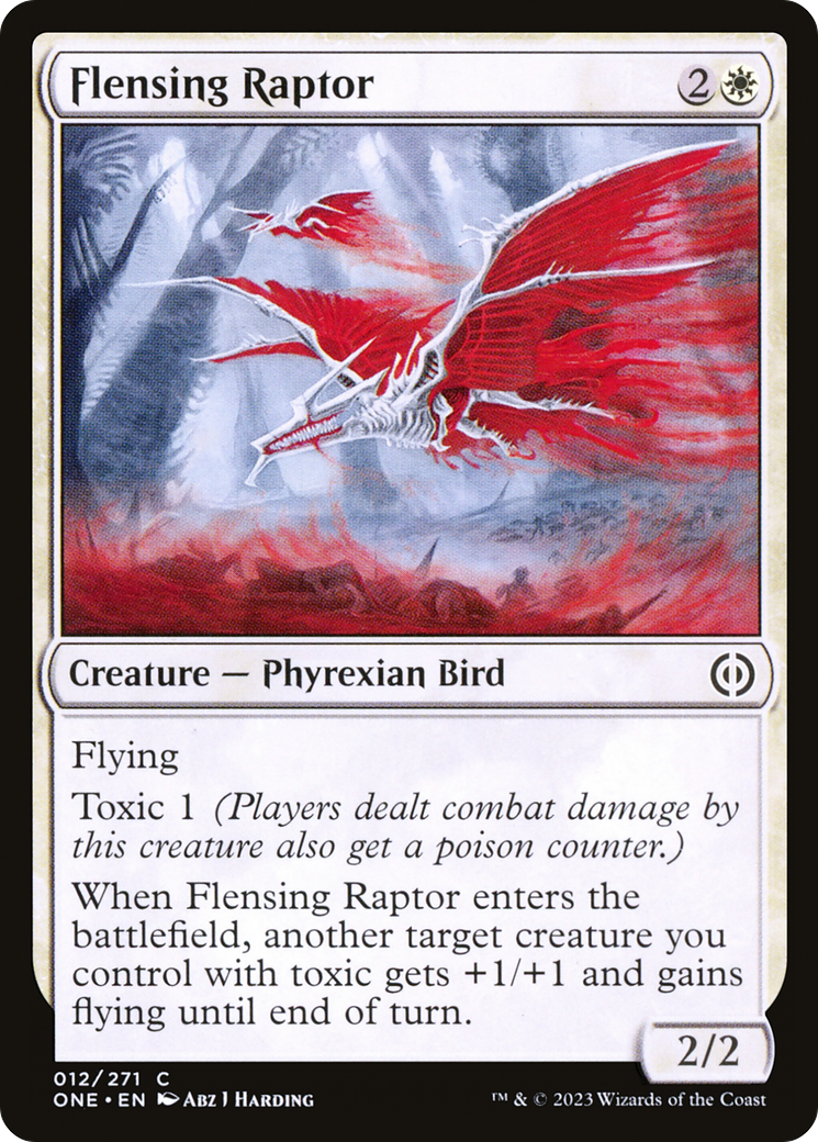 Flensing Raptor [Phyrexia: All Will Be One] MTG Single Magic: The Gathering    | Red Claw Gaming